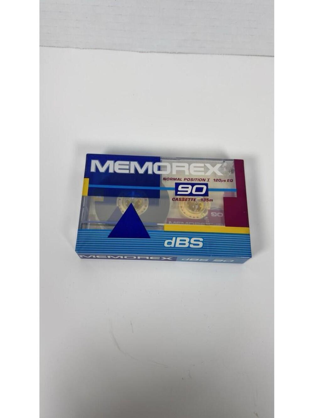 Vintage Memorex DBS 90 Blank Cassette Tape Normal Position I New FACTORY Sealed